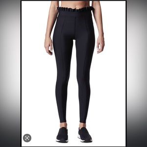 Carbon 38 Ruffle Trim Leggings